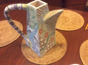 Mad Hatter's Wife teapot in progress view 2