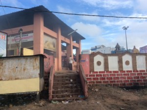 Crematorium across from the beach